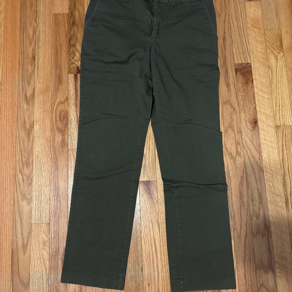 J Crew Men’s Pants Straight Flex Olive Green 32x32 - Picture 1 of 3